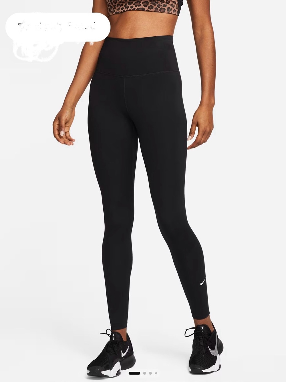 Women's black Nike Dri-FIT Women's
Leggings Size Small